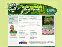 Tablet Screenshot of plantcultureinc.com